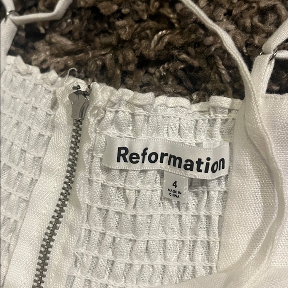 J26 Reformation Odette Linen Dress - Picture 5 of 6